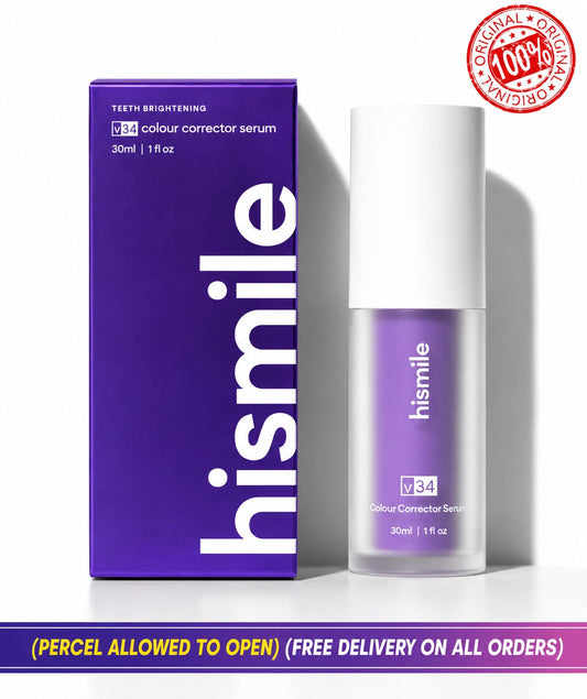 HISMILE V34 COLOUR CORRECTOR SERUM – INSTANT TEETH BRIGHTENING SERUM (30ML)