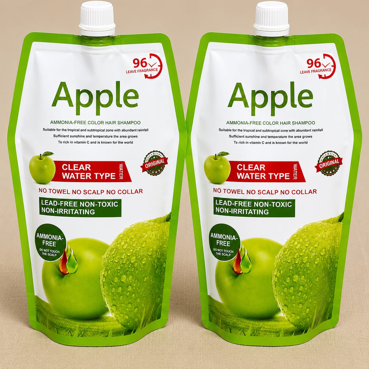 Apple Hair Color | Original | Ammonia-Free | 2x 500ML