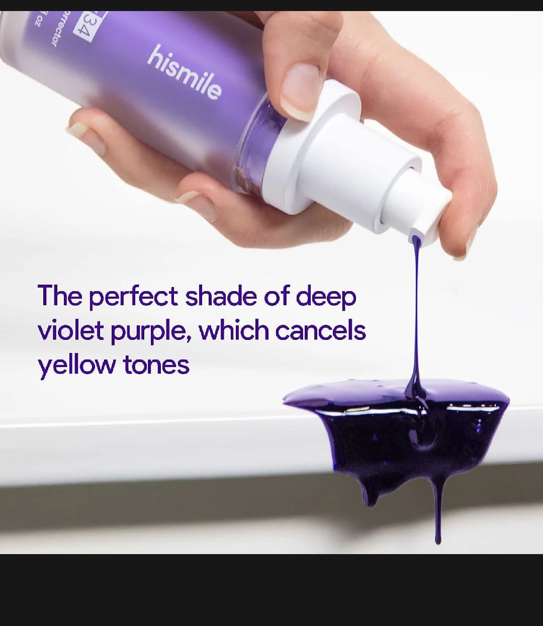 HISMILE V34 COLOUR CORRECTOR SERUM – INSTANT TEETH BRIGHTENING SERUM (30ML)